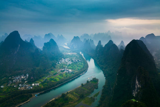 istock Li river in Guilin,China 1388491471