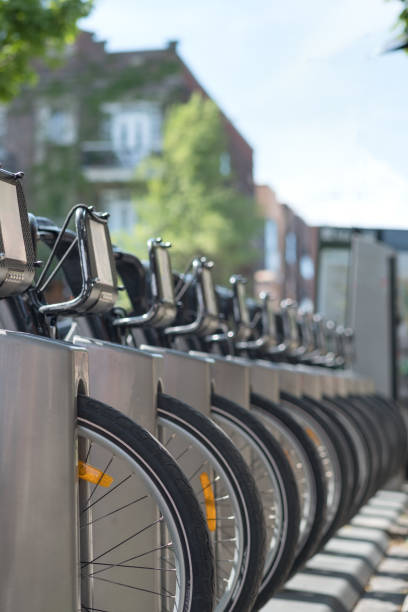 istock Bicycles for Short Term Rental at Bike Share Station 1388499430