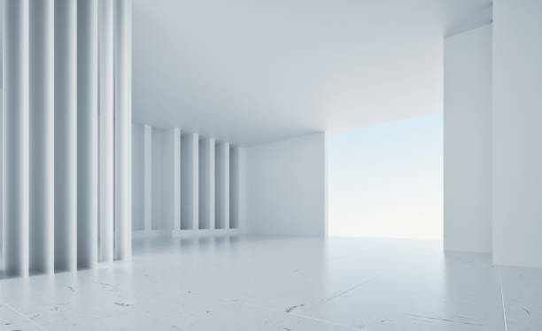 istock Abstract futuristic architectural background 1388499589