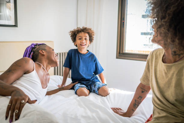 istock Family having fun at home 1388504872
