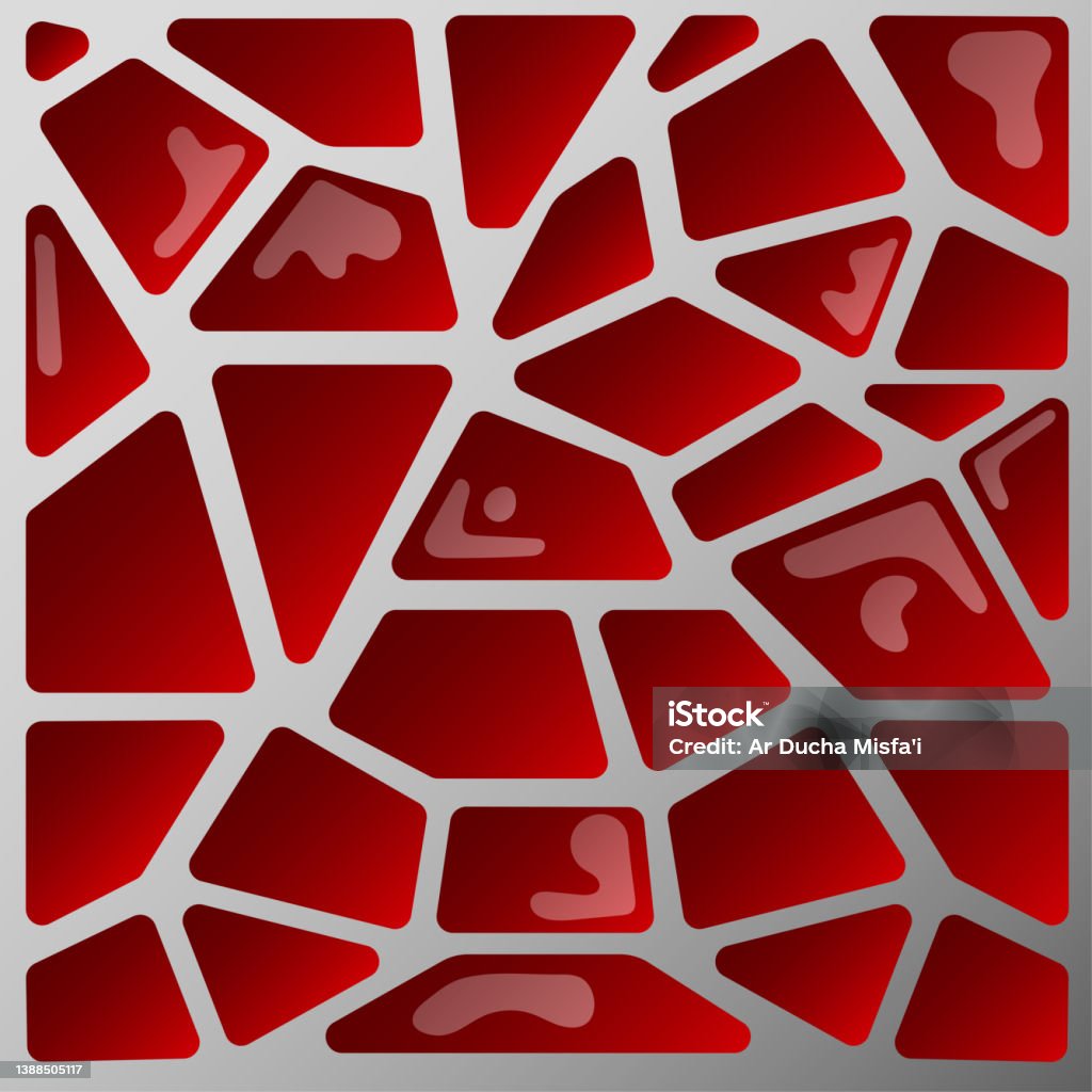 Abstract Design Pattern Red Red Pattern Abstract Structure Stock Illustration - Download Image Now ...