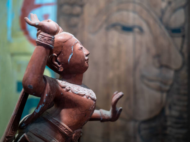 istock wood carving in Myanmar style 1388506746