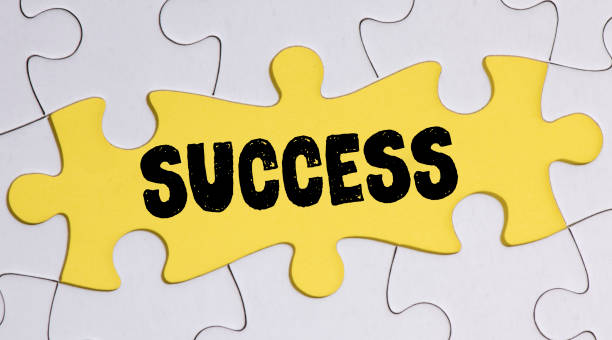 istock Word SUCCESS with jigsaw puzzle 1388514386