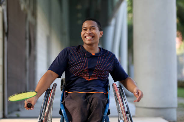 Athlete with Disability stock photo