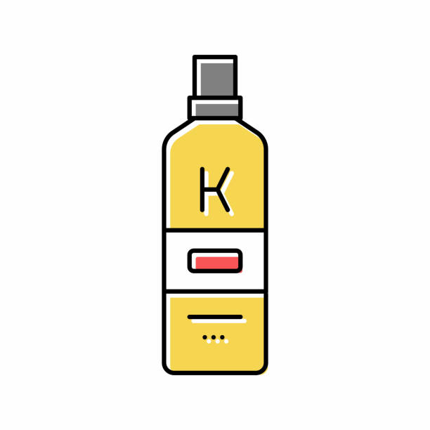 cream keratin package color icon vector illustration cream keratin package color icon vector. cream keratin package sign. isolated symbol illustration chemical straightener stock illustrations