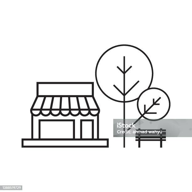 Farmer Market Line Icon. Seller Vector Illustration Isolated On White.  Store Outline Style Design, Designed For Web And App. Eps 10 Royalty Free  SVG, Cliparts, Vectors, and Stock Illustration. Image 125813235.