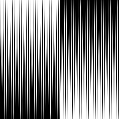 Vertical fading pattern of lines