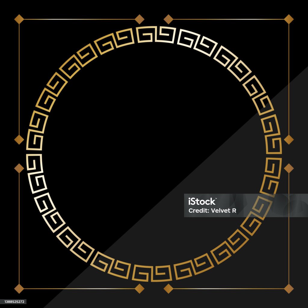 Thunder Frame Design Luxury Thunder Pattern Frame Stock Illustration - Download Image Now ...