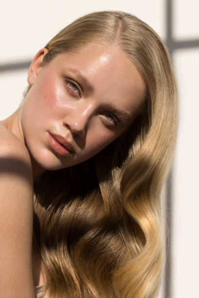 Beauty Portrait Of Blonde Stock Photo Download Image Now - Women, Skin, Glowing - iStock