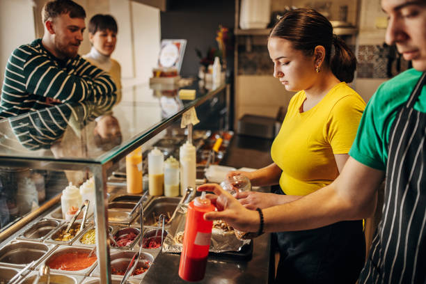 istock Couple looking what to eat 1388552639