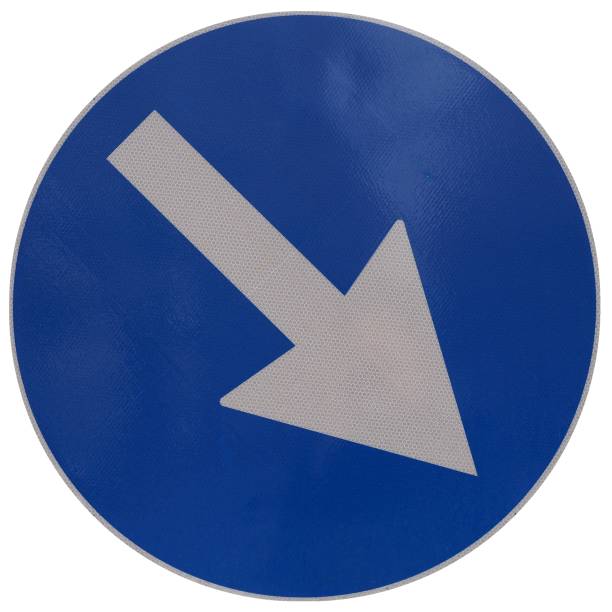 istock direction arrow sign isolated over white 1388555358