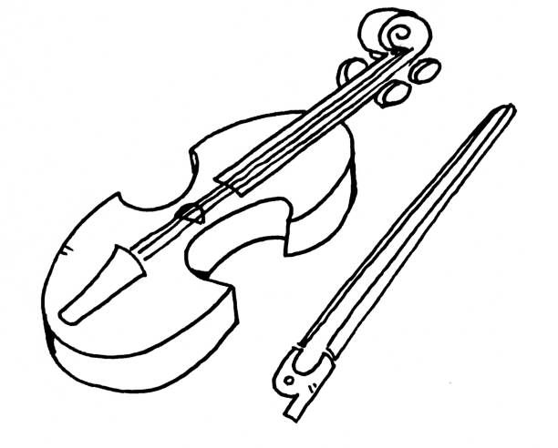 violin violin violino stock illustrations