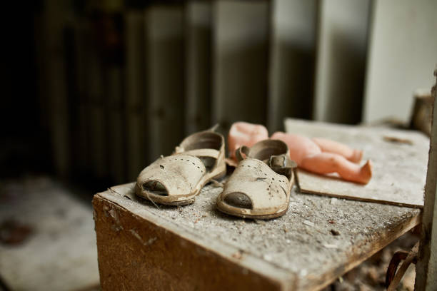 istock Broken, destroyd, abandoned kindergarten in Chernobyl Exclusion Zone 1388562309