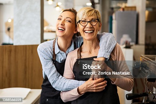 istock Coffee shop family business 1388566559