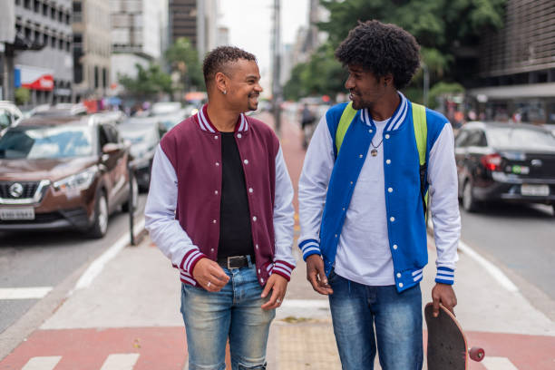 istock Friends talking in the city 1388568204