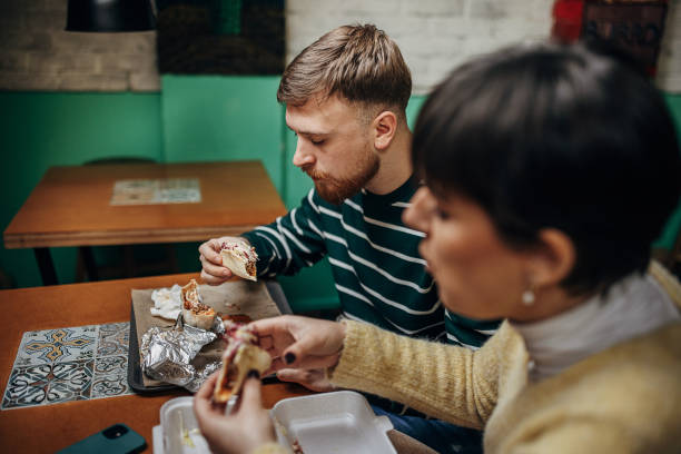 istock Couple on lunch together 1388569605