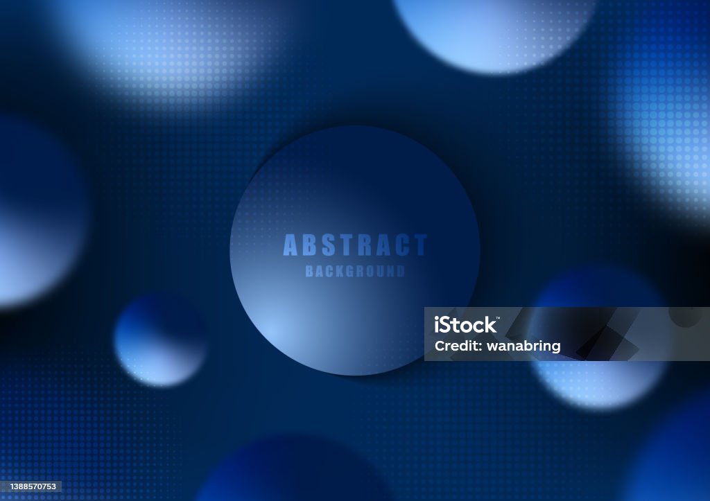 Abstract Gradient Blue Circle Template Pattern Decorative Template Abstract Gradient Blue Circle Template Pattern Decorative Template
