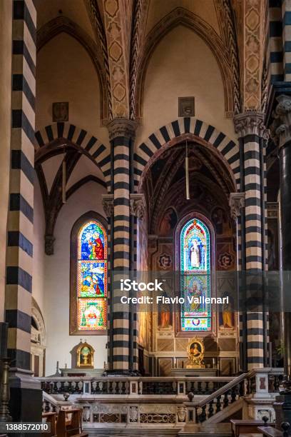 Cathedral Of Prato Tuscany Stock Photo - Download Image Now - Architectural Feature, Art, Art Product