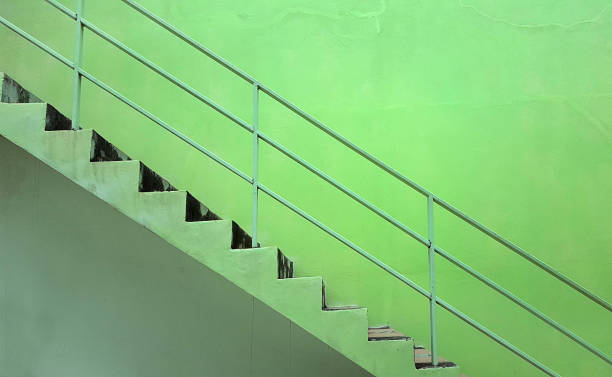 istock Concrete stairs out of budding 1388577232