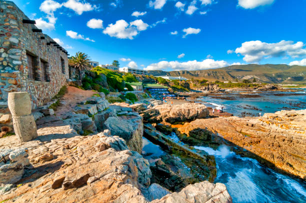 Old Harbour Old Harbour, Hermanus, South Africa hermanus stock pictures, royalty-free photos & images