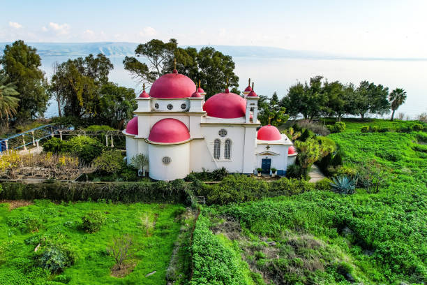 istock Pink domes with golden crosses 1388591685