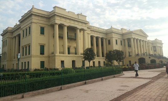 Murshidabad, West Bengal, India-04-30-2018, Hazarduari Palace is a historical palace in murshidabad, This palace is located in front of Nizamat Imambara at murshidabad in the state west bengal.