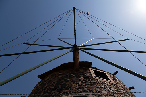 Ayvalık cunda island historical windmill