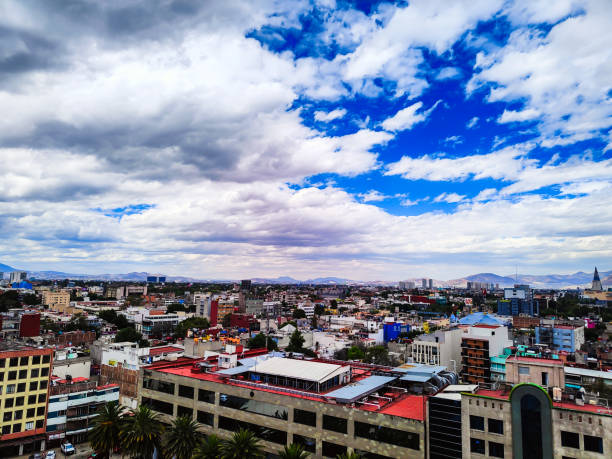 istock Cool Mexico city view from the top 1388605813