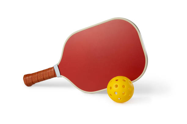 istock Pickleball Paddle and Ball Isolated on a White Background 1388607304