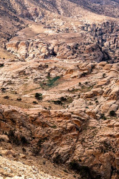 istock Awesome desert mountains landscape. Wadi Ghuweir, Jordan. 1388608188