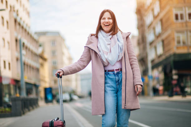 istock Young woman on vacations 1388611956