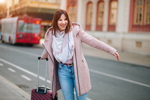 istock Young woman on vacations 1388611957