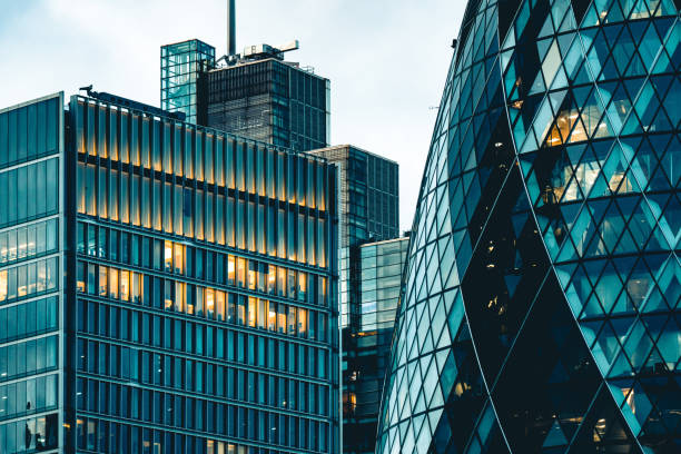 istock Gherkin building exterior abstract 1388612452