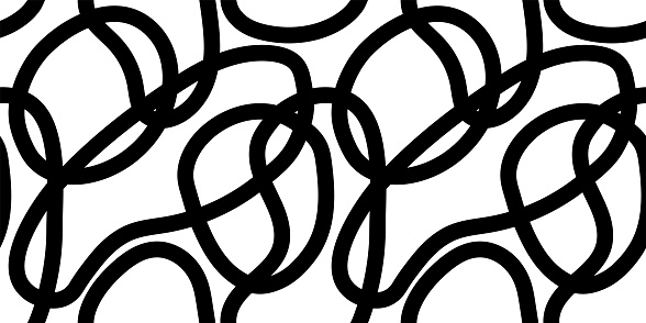 Minimalist trendy abstract seamless pattern.