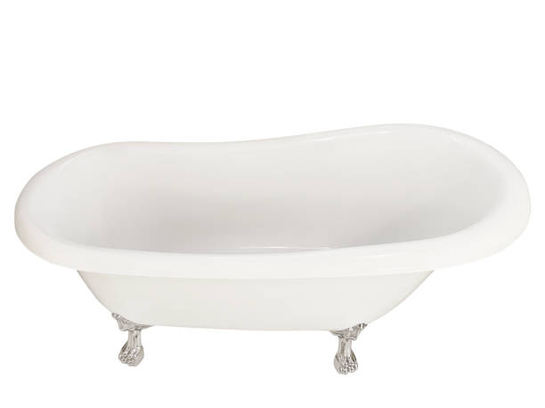 istock Bathtub isolated on the white background (Clipping Path) 1388620754