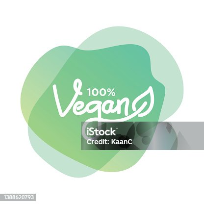 istock Vegan lettering. Natural meal fresh products logo. Ecology farm bio food vector premium badges stock illustration 1388620793