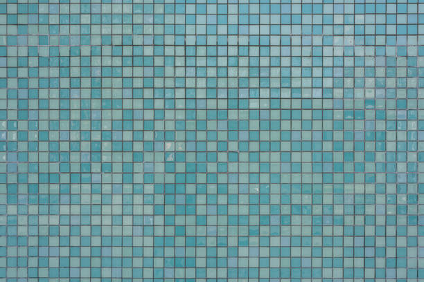 texture of a teal wall background stock photo