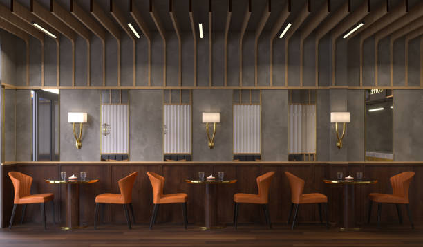 istock 3D render of cafetaria and restaurant 1388628821