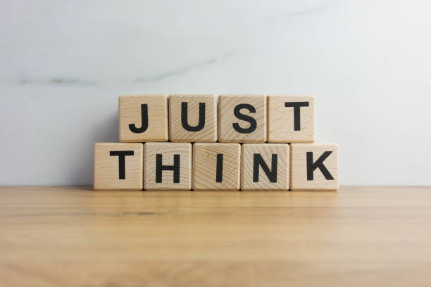 istock Words just think from wooden blocks 1388634395