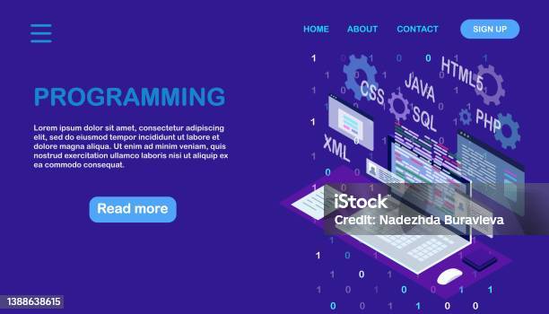 Software Development Programming Language Coding Digital Technology ...
