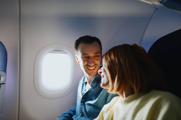 istock Enjoying the window seat view 1388641688