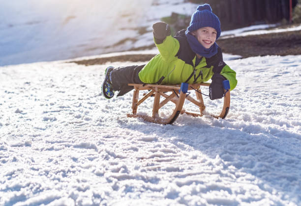 istock A boy in the snow. 1388647026