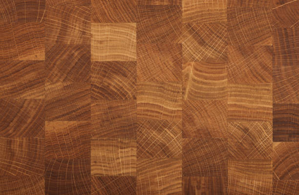 istock Wooded butcher end grain chopping block 1388648224