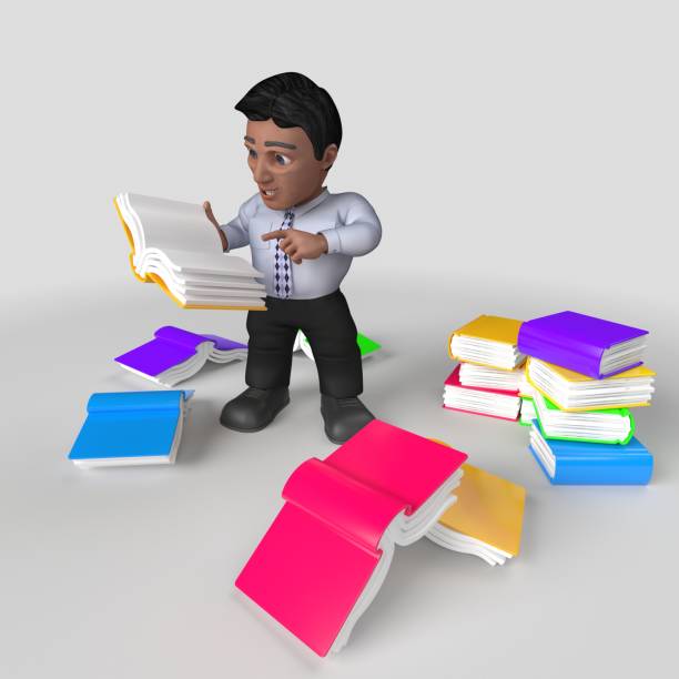 istock 3D Cartoon Business Character 1388658495