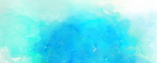 istock Blue background illustration with the image of summer 1388663923