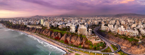 istock Lima, Peru along the coast at a golden hour sunset 1388677016