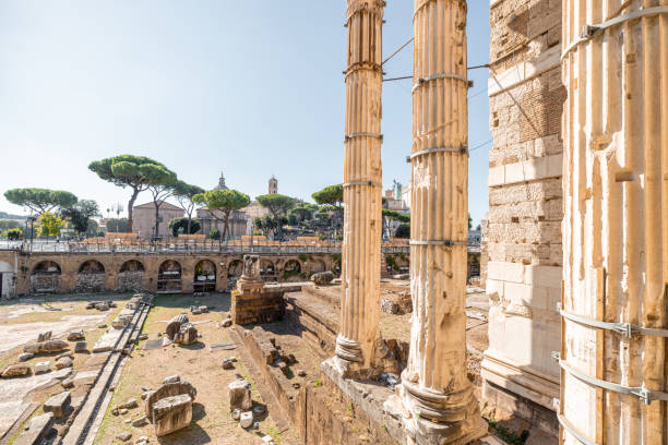 istock Ruins at Forum of Augustus in Rome 1388688508