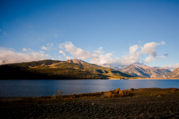 Road trip photos from traveling through the Rocky Mountains in Colorado at sunrise in early October.