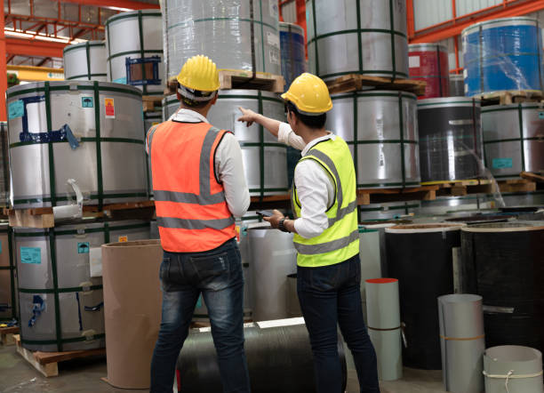 istock Engineer or foreman hard work with  at factory 1388695666