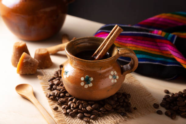 istock Mexican Coffee in a Clay Cup 1388697580